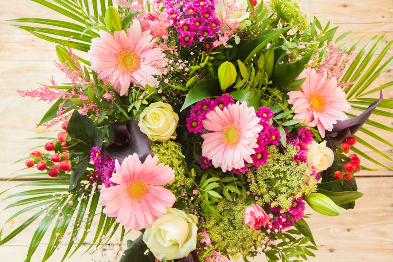 fleurs compo florale fleuriste plaintel